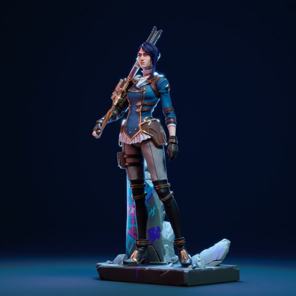 2 caitlyn final Figurine Caitlyn Arcane S1