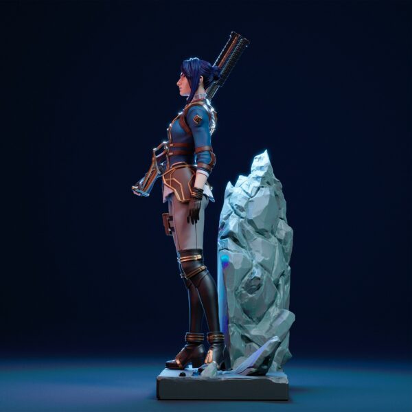 3 caitlyn final Figurine Caitlyn Arcane S1