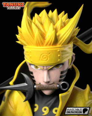 Bust Figurine Naruto Kyubi fanart
