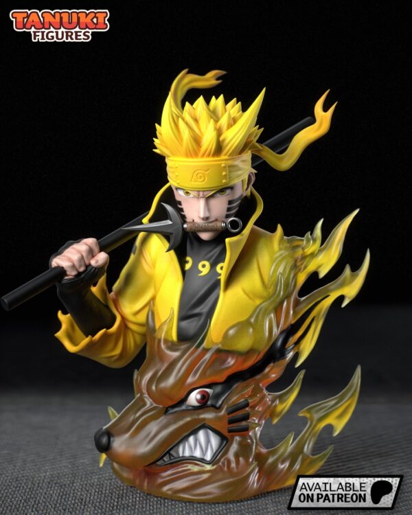 Bust Figurine Naruto Kyubi fanart