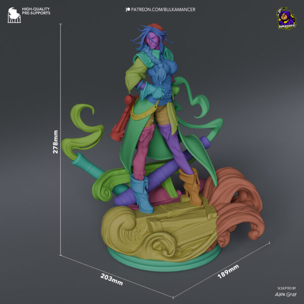 Figurine Miss fortune Fanart League of legends