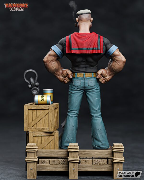 Popeye_3 figurine popeye