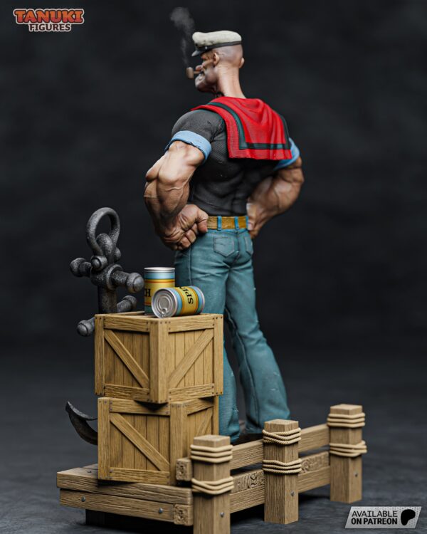 Popeye_4 figurine popeye