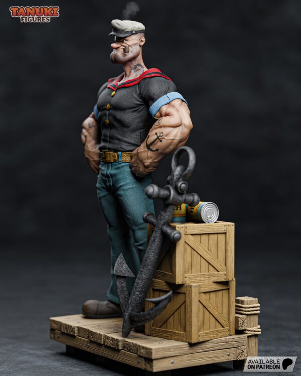 Popeye_5 figurine popeye