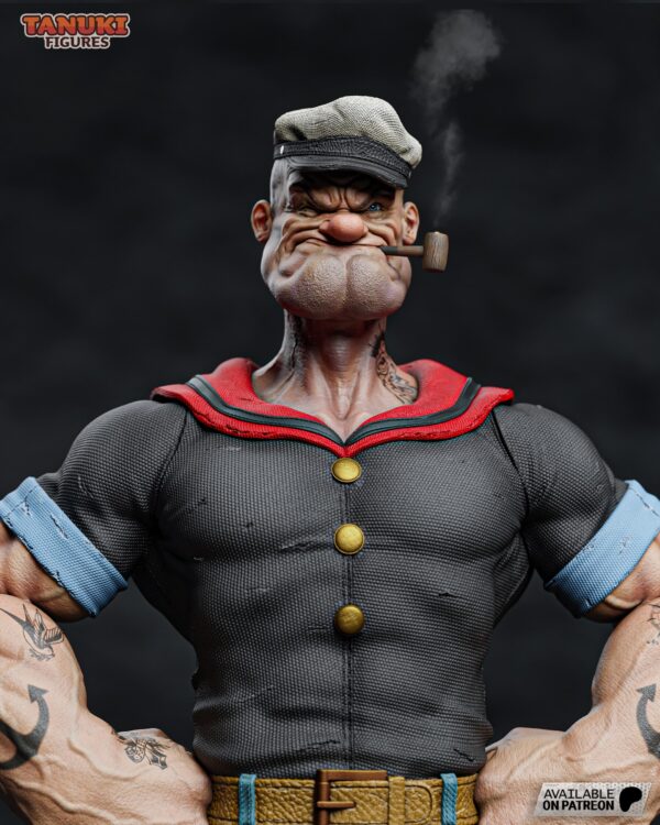 Popeye_6 figurine popeye