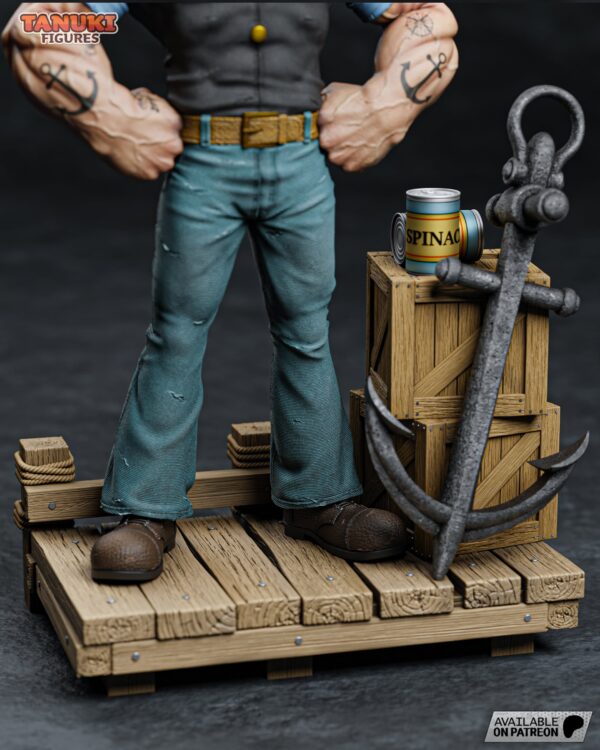 Popeye_7 figurine popeye