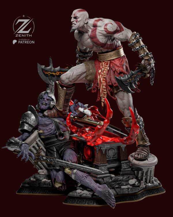 Figurine Kratos Fanart