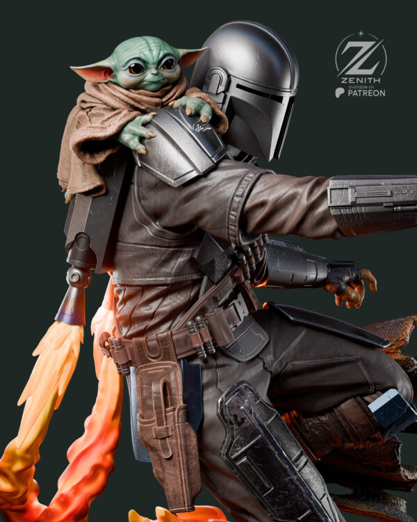 Figurine Mandalorian Fanart