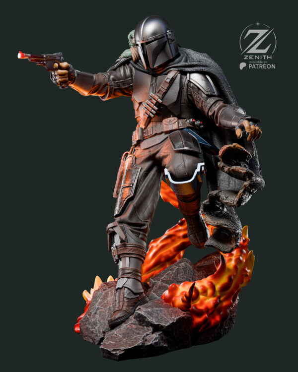 Figurine Mandalorian Fanart