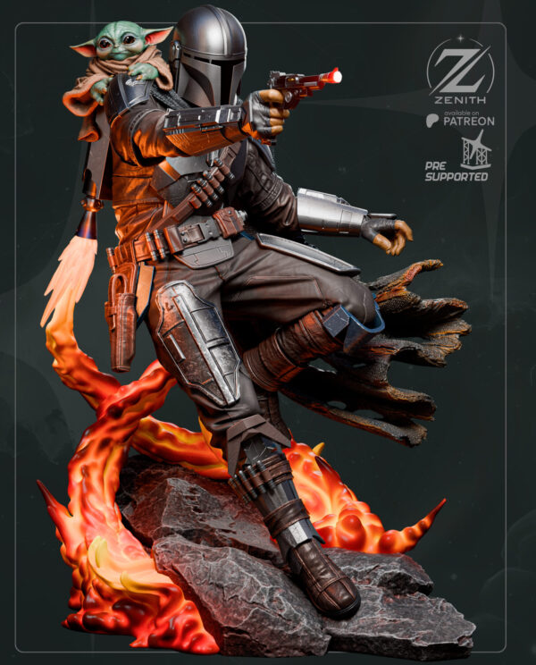 Figurine Mandalorian Fanart