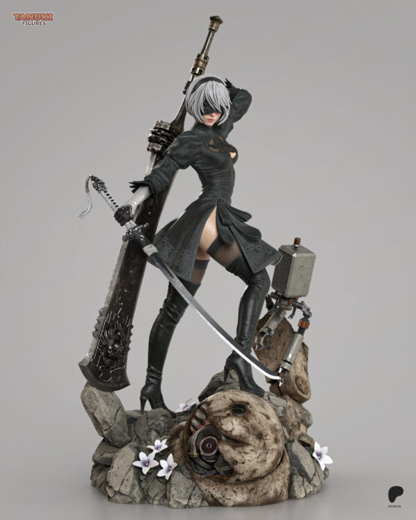 Figurine 2B (Nier Automata) Fanart