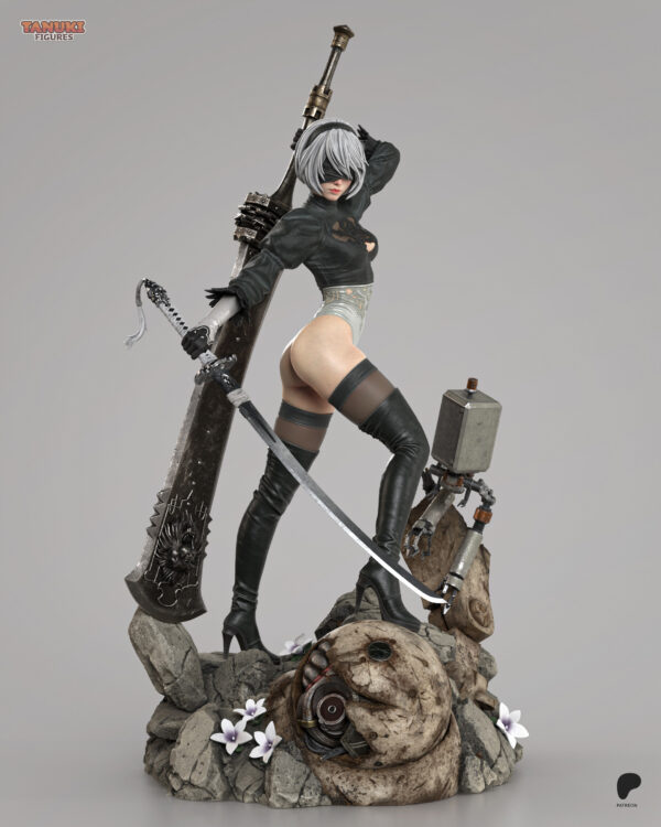 Figurine 2B (Nier Automata) Fanart