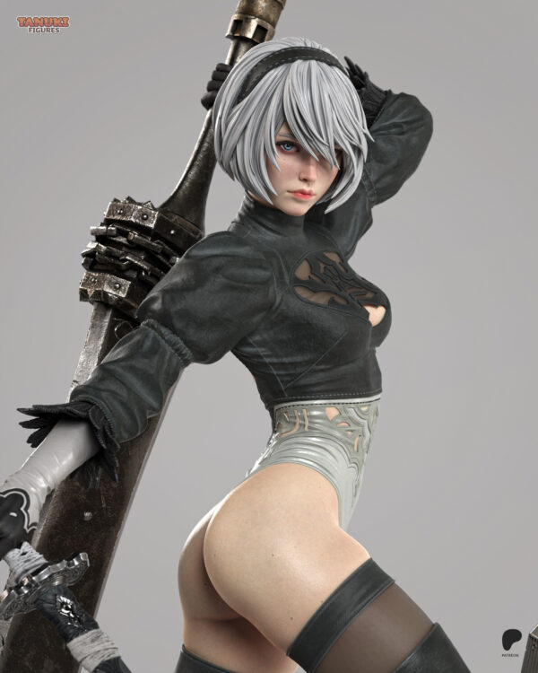 Figurine 2B (Nier Automata) Fanart