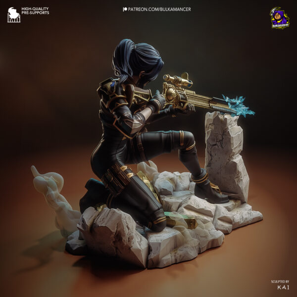 Figurine Caitlyn Arcane (S2) Fanart