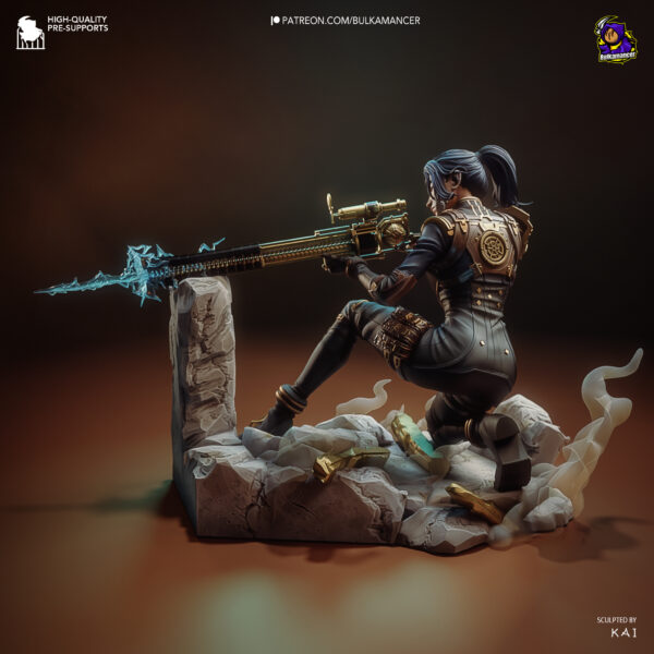 Figurine Caitlyn Arcane (S2) Fanart