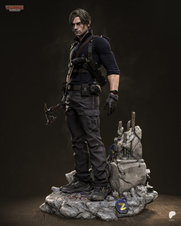 Figurine Leon (Resident Evil Requiem) Fanart