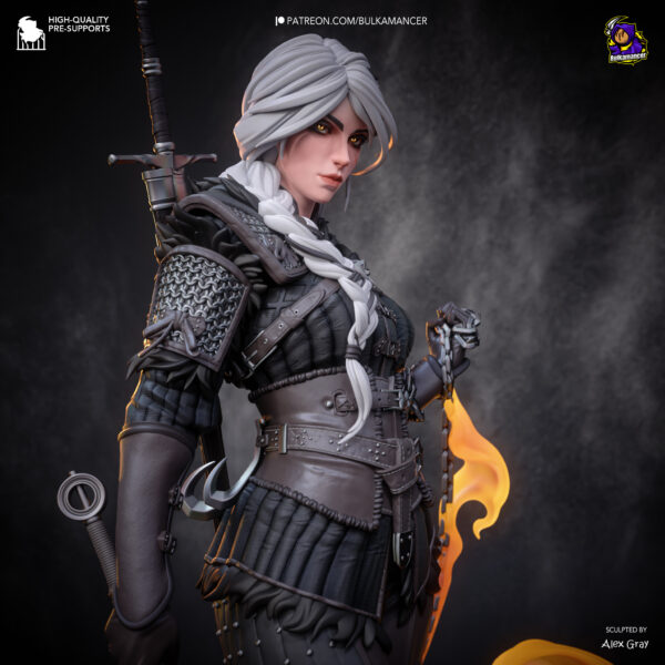 Figurine Ciri stylised Fanart