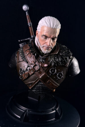 IMG_3147 BUST Figurine GERALT fanart